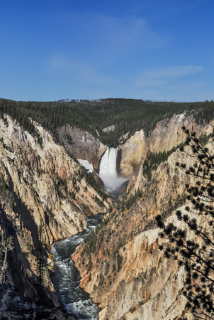 Yellowstone Fallsの写真素材