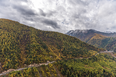 Sichuan Siguniang Mountainの写真素材