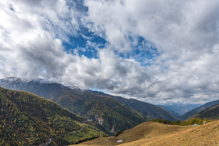 Sichuan Siguniang Mountainの写真素材
