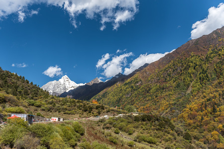 Sichuan Siguniang Mountainの写真素材