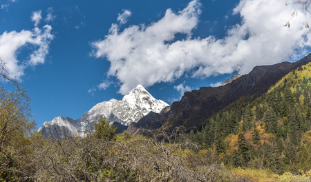 Sichuan Siguniang Mountainの写真素材