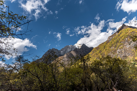 Sichuan Siguniang Mountainの写真素材