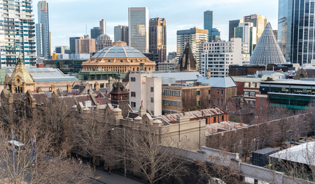 Melbourne urban building sceneryのeditorial素材