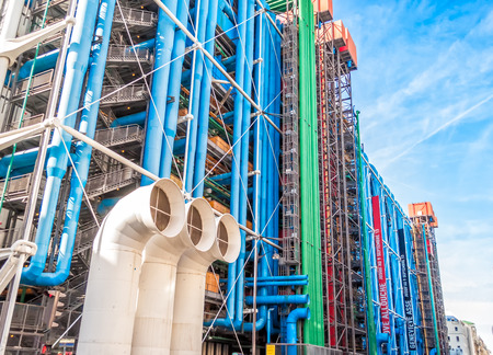 Centre Pompidou, Paris, Franceのeditorial素材