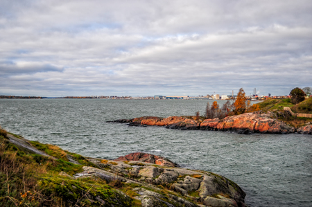 Nordic Finland Finnish Fort sceneryの写真素材