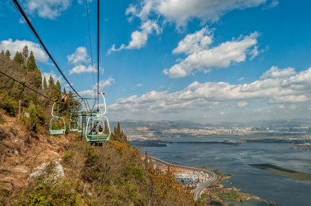 Kunming city sceneryの写真素材