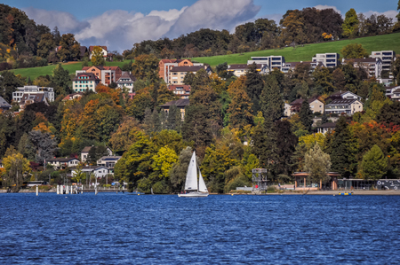 Lake Lucerne, Switzerlandのeditorial素材