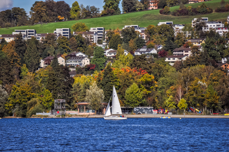Lake Lucerne, Switzerlandのeditorial素材