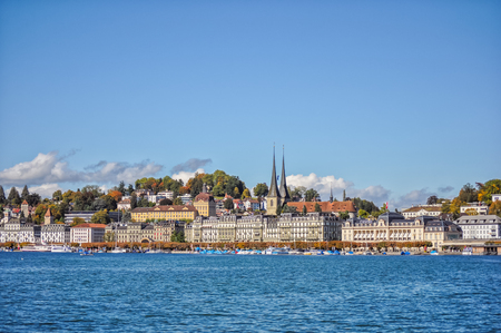 Lake Lucerne, Switzerlandのeditorial素材