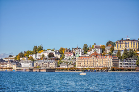 Lake Lucerne, Switzerlandのeditorial素材