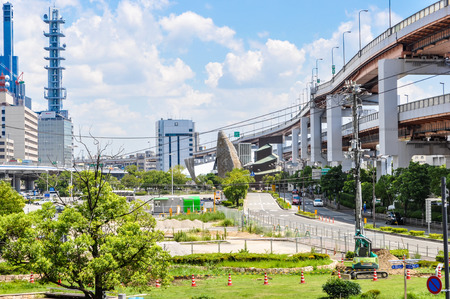 Kobe Port Viaduct, Japanのeditorial素材