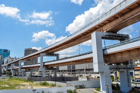 Kobe Port Viaduct, Japanのeditorial素材