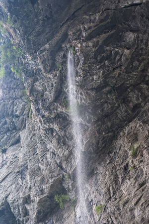 Chongqing Wulong Tiankeng Waterfallの写真素材