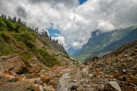 Hailuogou, Luding, Sichuanの写真素材
