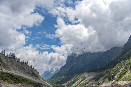 Hailuogou, Luding, Sichuanの写真素材