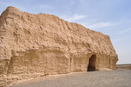 Gansu Yumenguan sceneryの写真素材