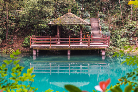 Chongqing Jiufengshan Jiufeng Yaochi sceneryの写真素材