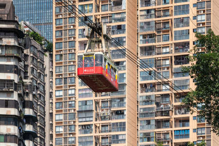 Chongqing Yangtze River Cablewayのeditorial素材