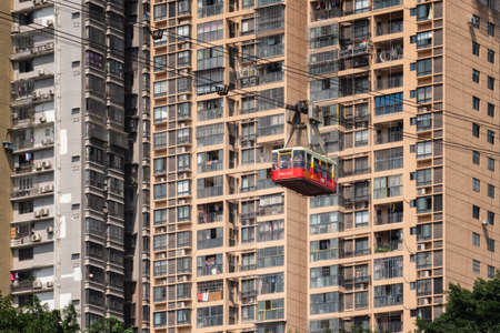 Chongqing Yangtze River Cablewayのeditorial素材