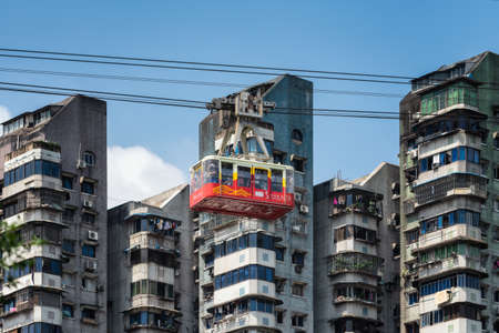 Chongqing Yangtze River Cablewayのeditorial素材