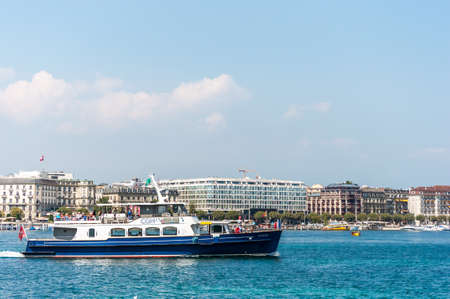 Geneva Cityscape, Switzerlandの写真素材