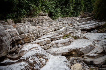 Forest canyon rock natural sceneryの写真素材