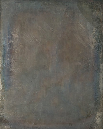 This is a photo texture or overlay created using an actual antique Daguerreotype photograph. It can be used for any photo editing projects.の写真素材