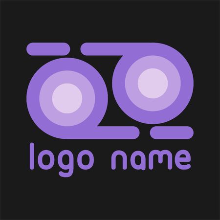 BEST ABSTRACT COLORFUL MODERN LOGO PERFECT FOR YOU TO USEのイラスト素材