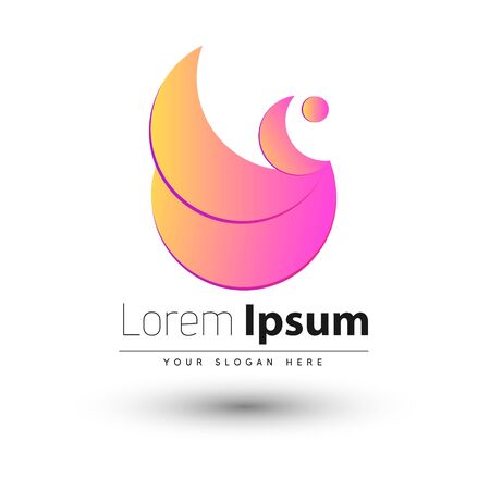 AWESOME SET ABSTRACT BUSINESS LOGOのイラスト素材