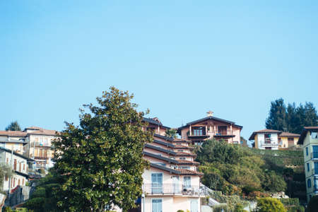 Popular terraced houses extend over the hill