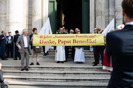 Italy-Rome - 7 September 2017 - celebration of the pilgrimage of the summit pontificum for the tenth...