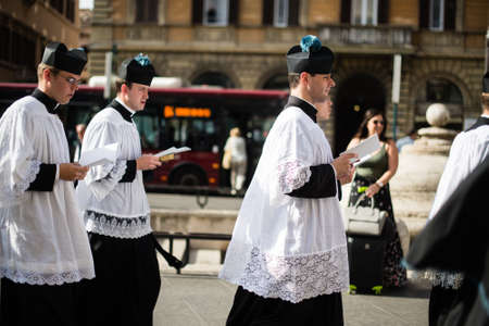 Italy-Rome - 7 September 2017 - celebration of the pilgrimage of the summit pontificum for the tenth...