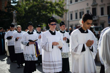 Italy-Rome - 7 September 2017 - celebration of the pilgrimage of the summit pontificum for the tenth...