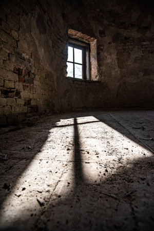 Abandoned building, abandoned, house, old, antiquity, estate, ruinsの写真素材