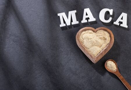 Organic maca powder - Lepidium meyenii.