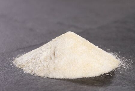 Collagen protein powder - Hydrolyzed. Text spaceの写真素材