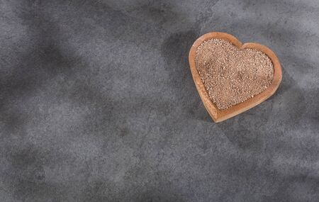 Organic cocoa powder - Theobroma cacaoの写真素材