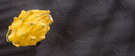 Fresh yellow pitaya - Selenicereus megalanthusの写真素材