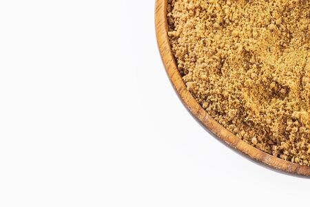 Grated raw unrefined cane sugar - Saccharum officinarumの写真素材