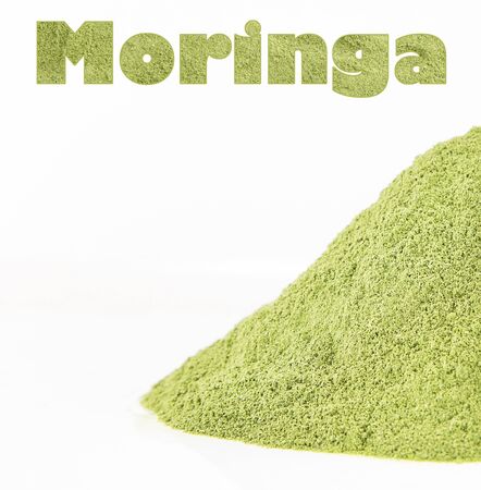 Moringa powder - Moringa oleiferaの写真素材