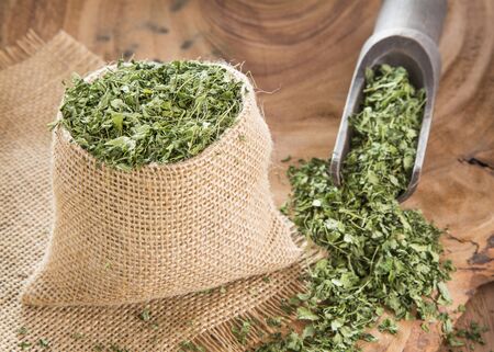 Organic moringa leaves - Moringa oleiferaの写真素材