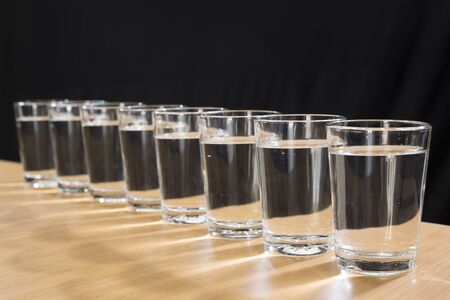 Eight glasses of water a dayの写真素材