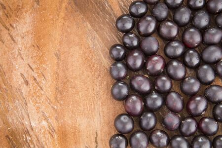 Fresh acai berries - Euterpe oleraceaの写真素材