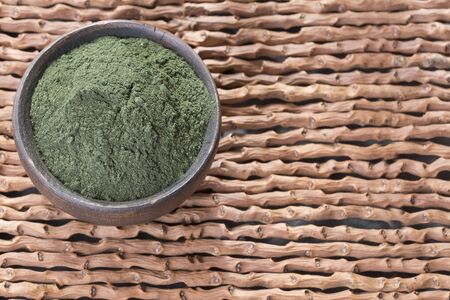 Spirulina powder (Spirulina)の写真素材
