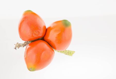 Chontaduro delicious tropical fruit - Bactris gasipaesの写真素材