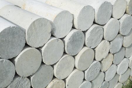 Concrete cylindrical samples for concrete mixes testingの写真素材