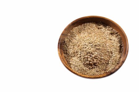 Food powder based on soy fiber with psylliumの写真素材