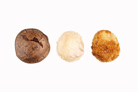 Sacha inchi - Plukenetia volubilis. Text spaceの写真素材