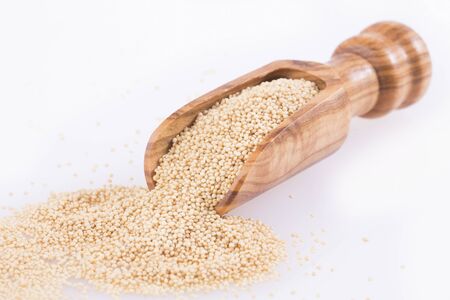 Raw Organic Amaranth Grain - Amaranthusの写真素材