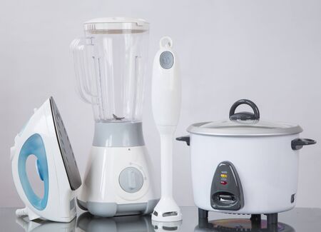 Kitchen Appliances on a neutral background